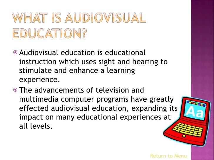 Audio visual education_powerpoint