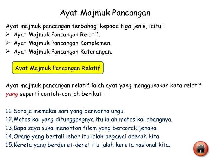 Contoh Ayat Majmuk Gabungan Pancangan Dan Campuran Surpriz Menu