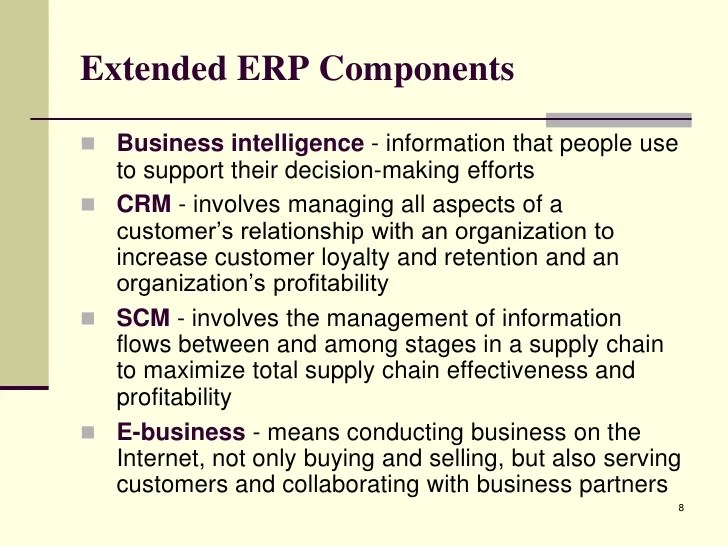 Enterprise Resource Planning (ERP)