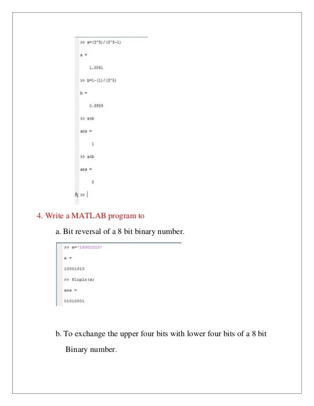 B61301007 matlab documentation
