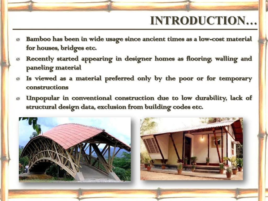 Bamboo construction (final ppt)