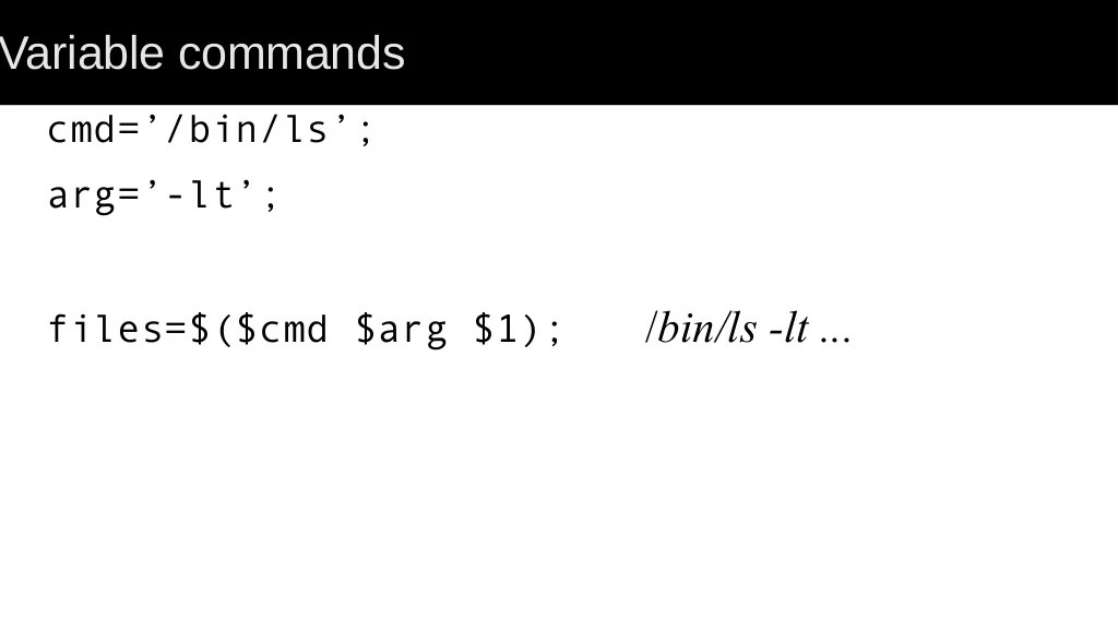 BASH Variables Part 1 Basic Interpolation