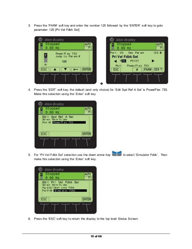Basic drive programing pf753
