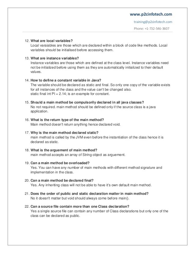 Software Development Interview Questions And Answers For Freshers Pdf