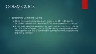 Basic Radio Communications & Incident Command | PPTX