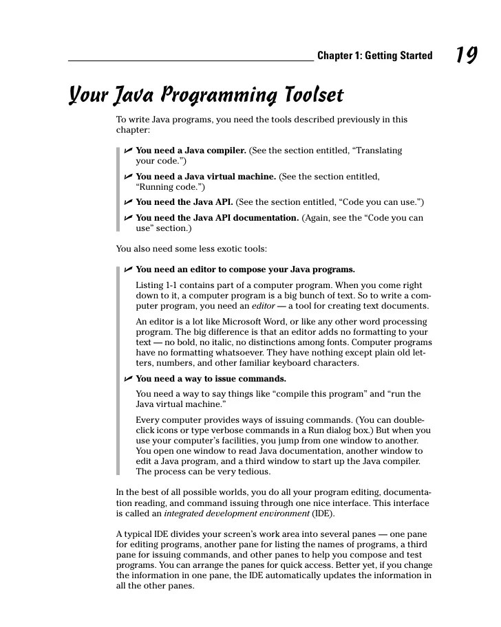 Beginning programming with java for dummies, 2nd edition (2005)