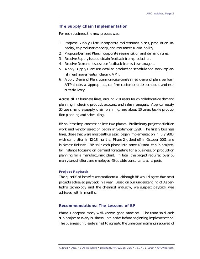 Best Practices Implement Massive SCM Projects