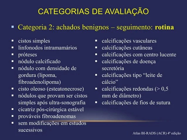 Bi rads 3, 4 e 5 como conduzir