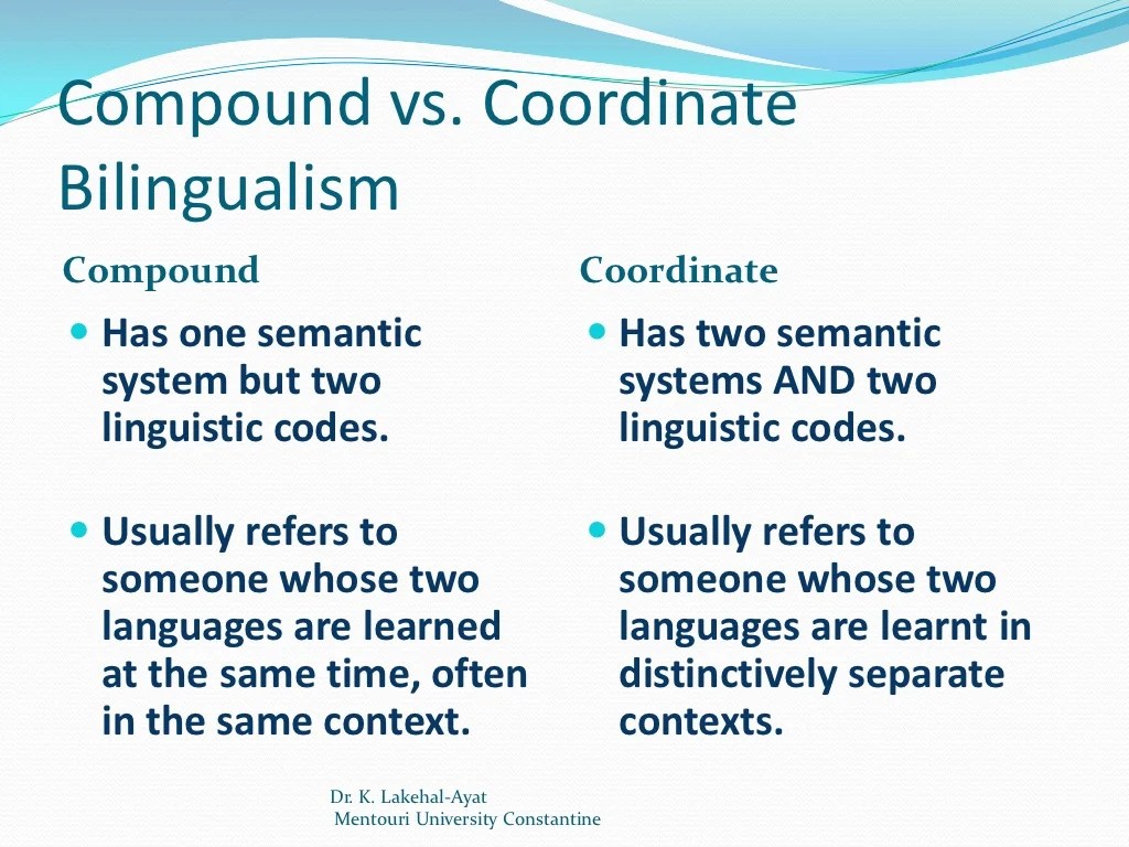 Bilingualism, code switching, and code mixing