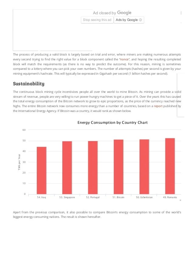 Bitcoin energy consumption index digiconomist