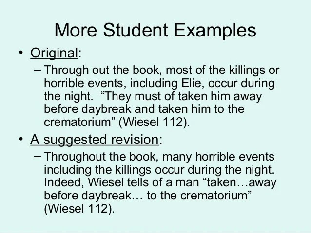 Weaving quotes into essays