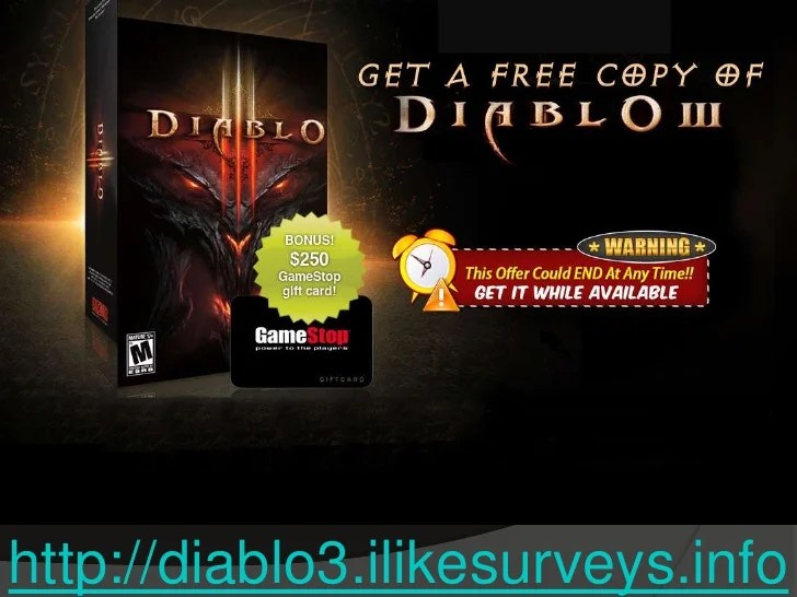 Blizzard Diablo 3 System Requirements