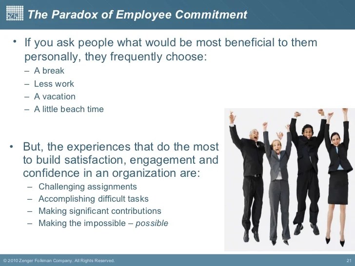 Edinger Building employee commitment