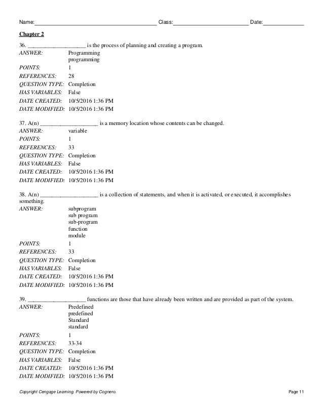 C++ Programming Program Design Including Data Structures 8th Edition