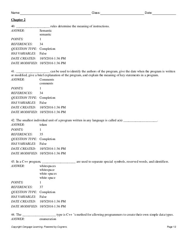 C++ Programming Program Design Including Data Structures 8th Edition