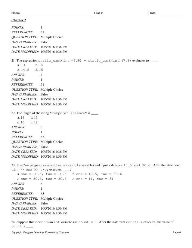 C++ Programming Program Design Including Data Structures 8th Edition