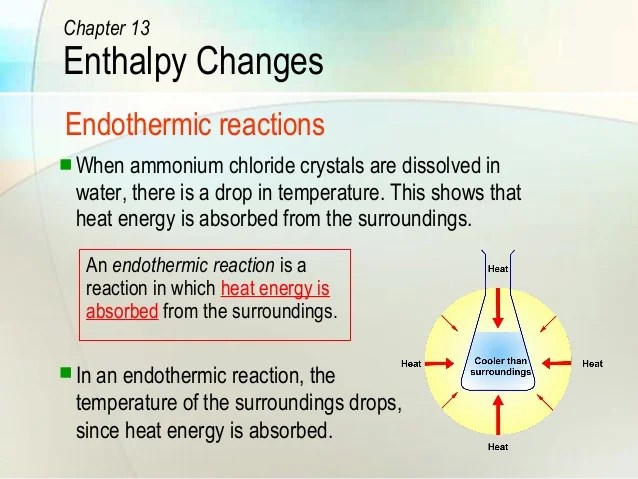 C13 enthalpy change