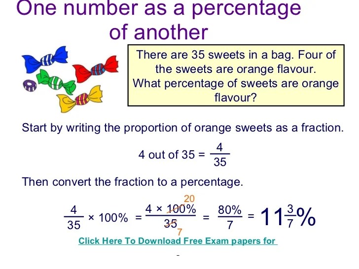 Calculate percentage change