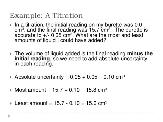Howto How To Find Percentage Uncertainty From Absolute Uncertainty