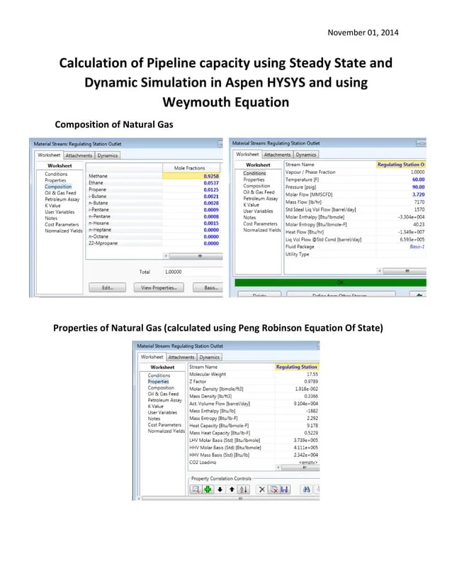 Calculate Natural Gas Pipeline Capacity using Steady State Simulation