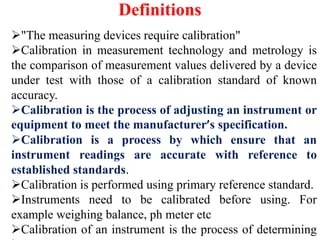 Calibration | PPTX