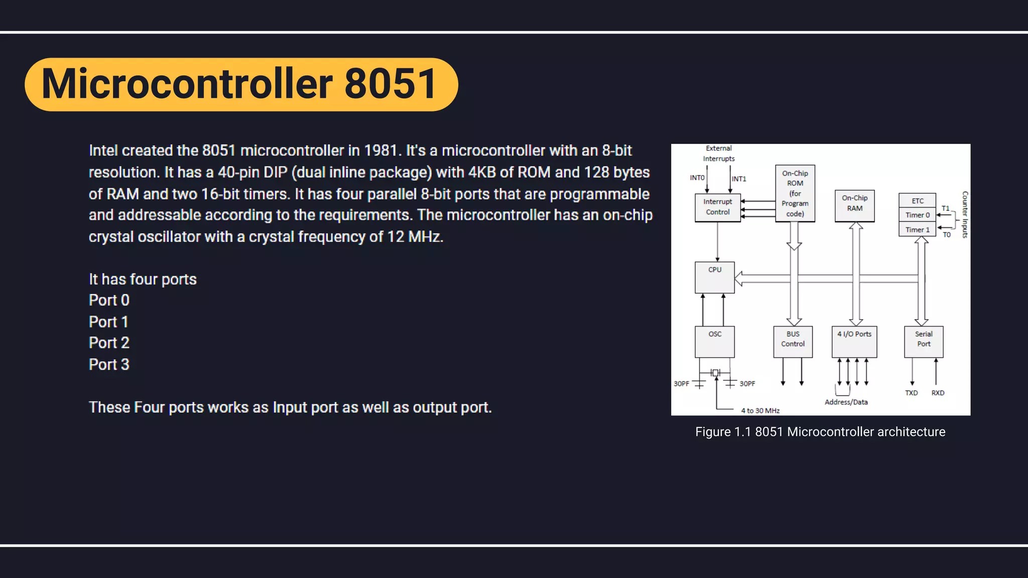 Automated Traffic Light control using 8051 microcontroller PPT
