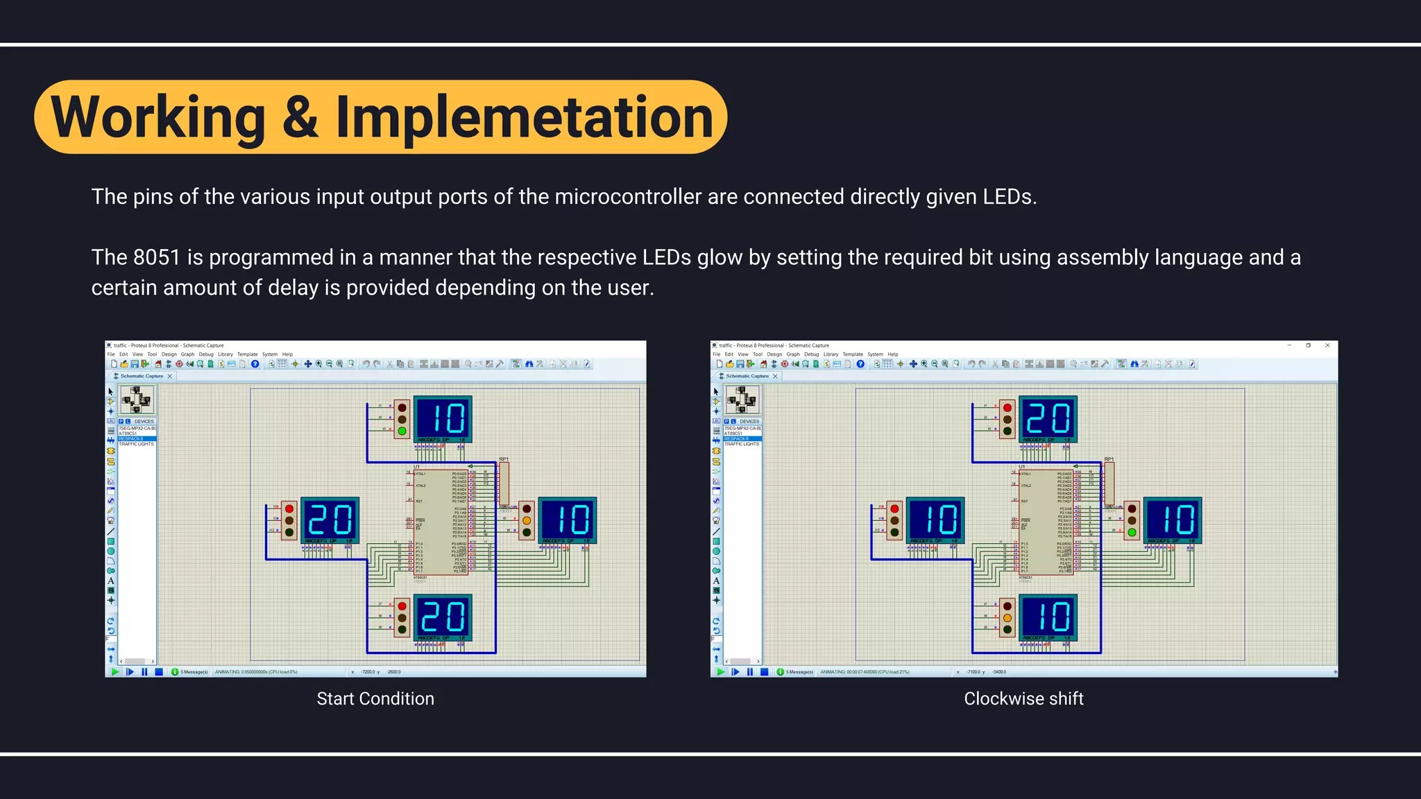 Automated Traffic Light control using 8051 microcontroller PPT