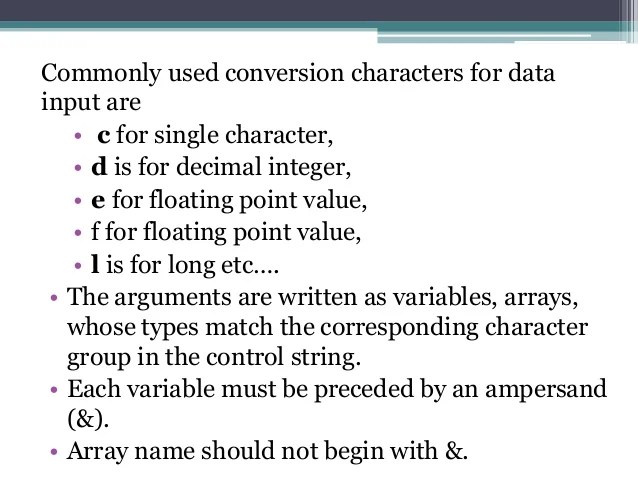 C A Programming Language I