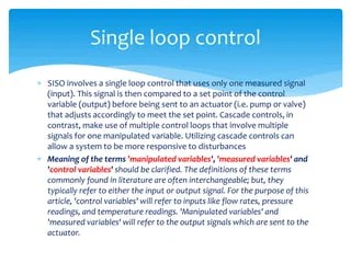 Cascade pid controllers | PPTX