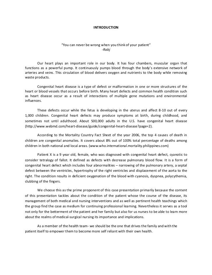 Case Study Examples For Nursing Students How to Write a Nursing Case