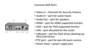 Cctv components | PPTX