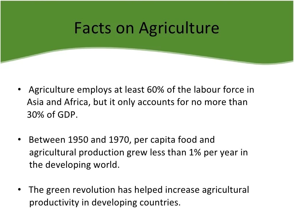 Agricultural Transformation and Rural Development