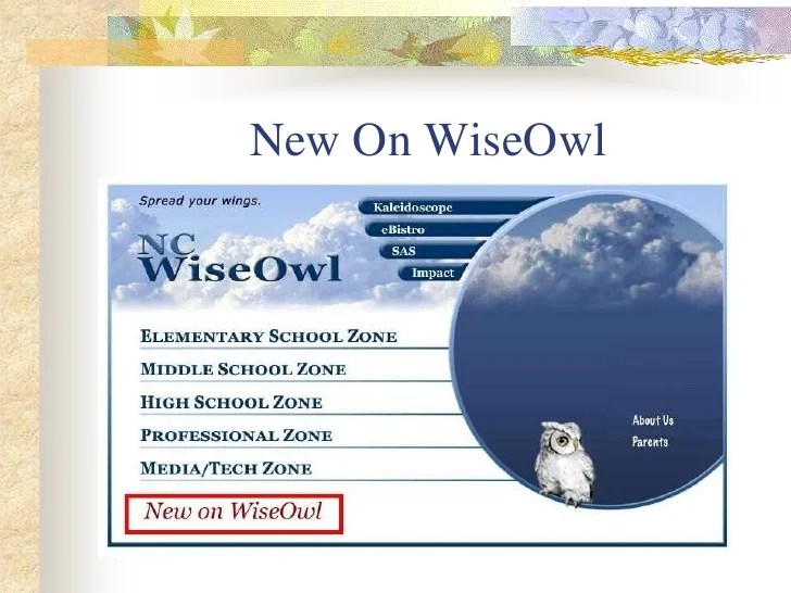 Using NC WiseOwl