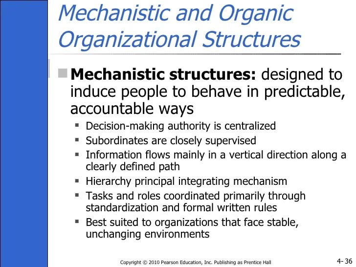 😂 Mechanistic structure example. What Is a Mechanistic Organization