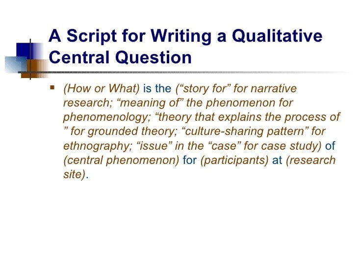 Research Questions and Hypotheses