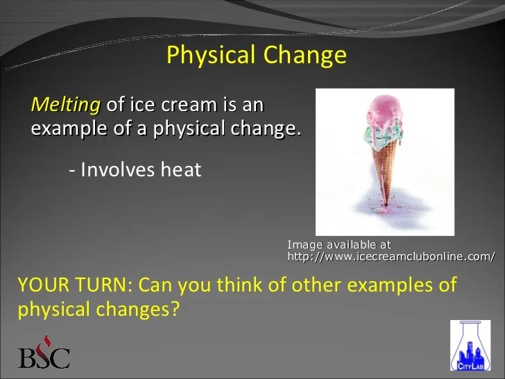 Changes matter undergoes final
