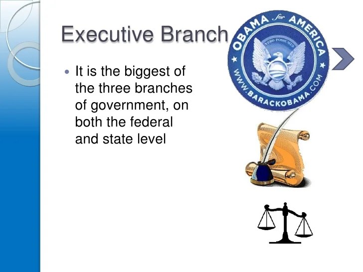 Chap 13. the executive branch