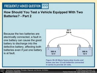 Chapter 39 Batteries and Battery Testing | PPT
