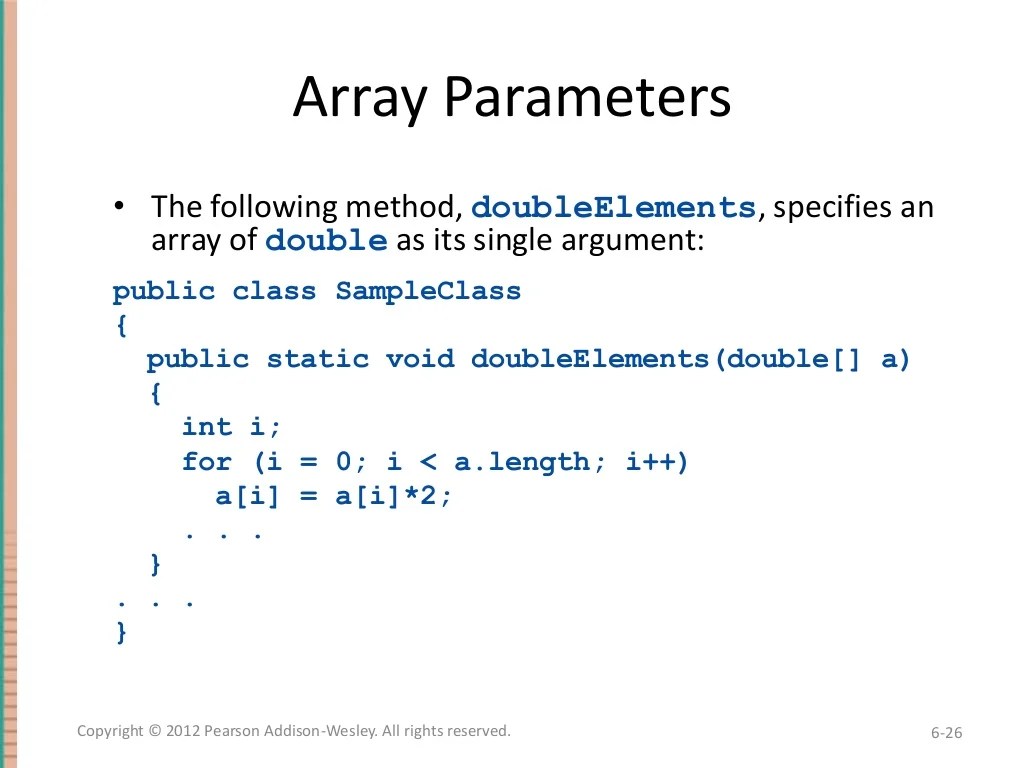 Chapter 6 Absolute Java