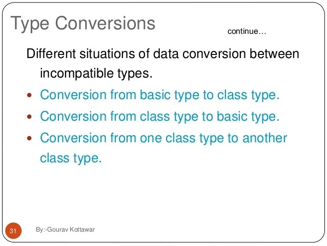 operator overloading & type conversion in cpp over view c++