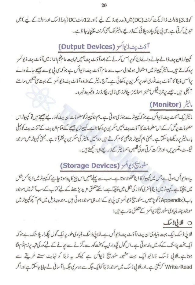 Chapter 03 Basic Computer Components Urdu Guide