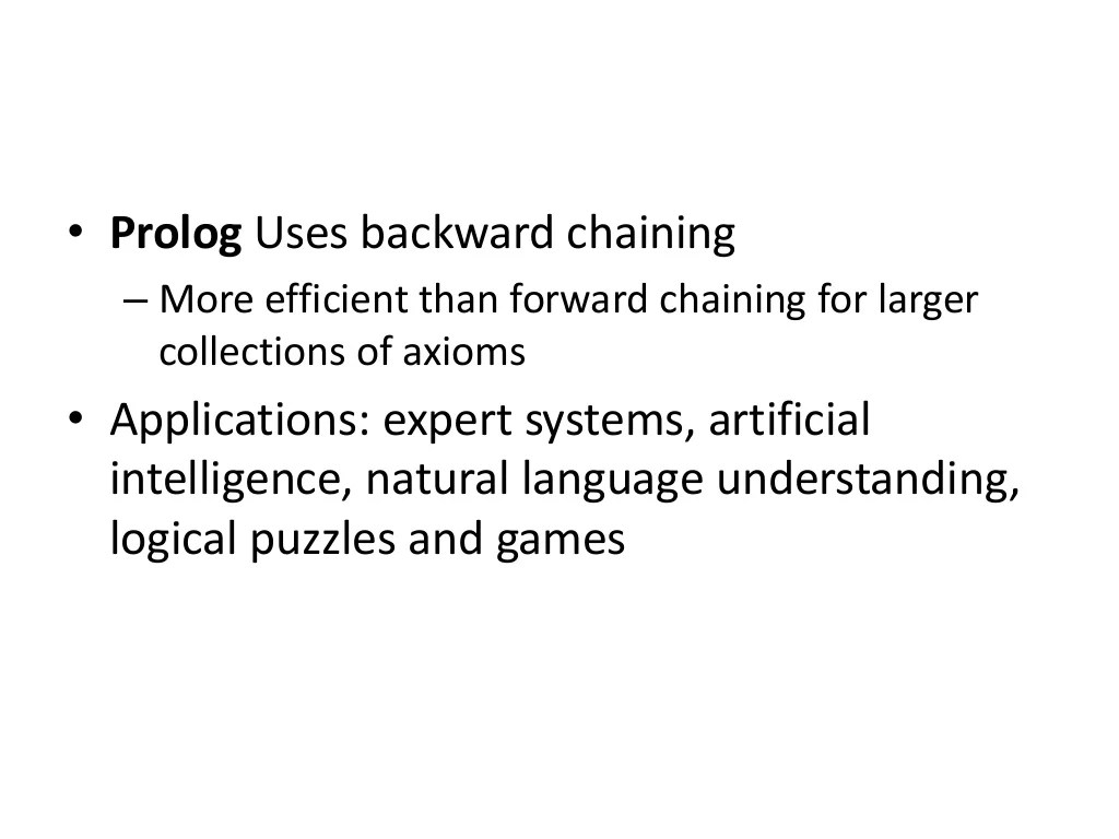 ProLog (Artificial Intelligence) Introduction