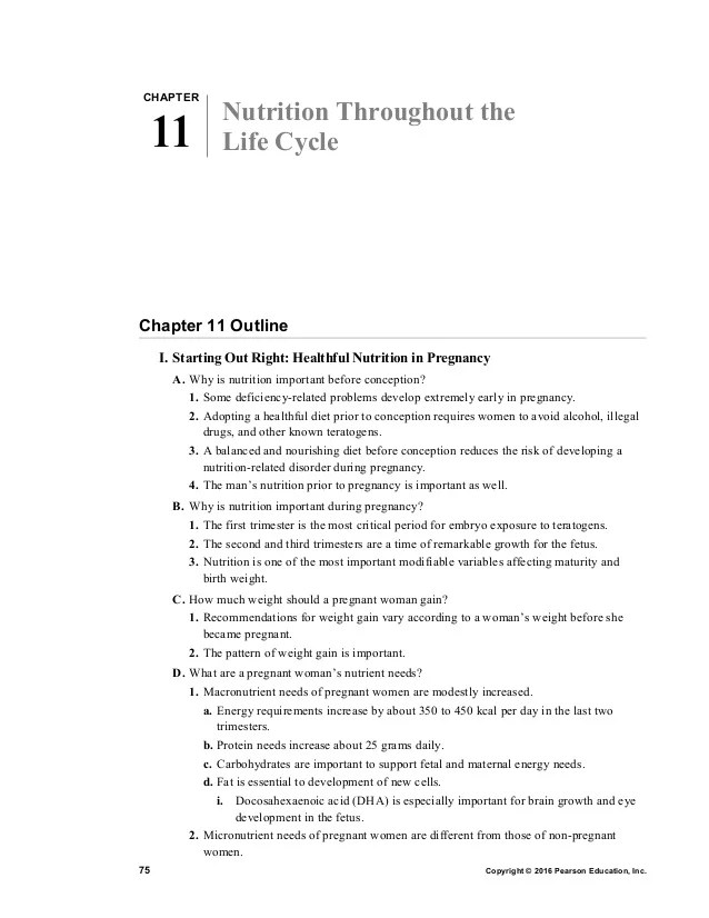 Nutrition And Diets Chapter 11 Nutrition Pics