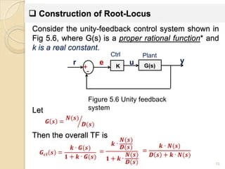 Chapter 5 root locus analysis | PPTX