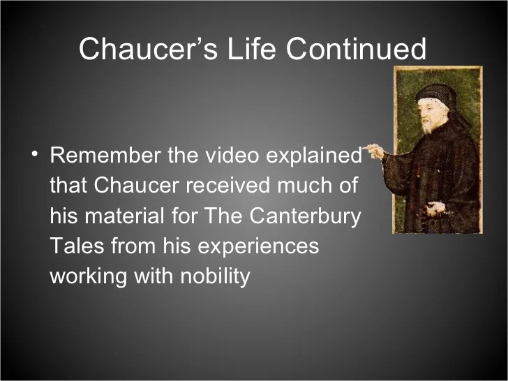 Chaucer and Pilgrimage Powerpoint