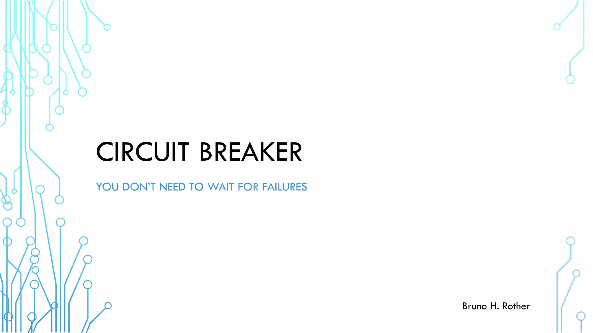 Circuit breakers Using SpringBoot + Hystrix + Dashboard + Retry PPT