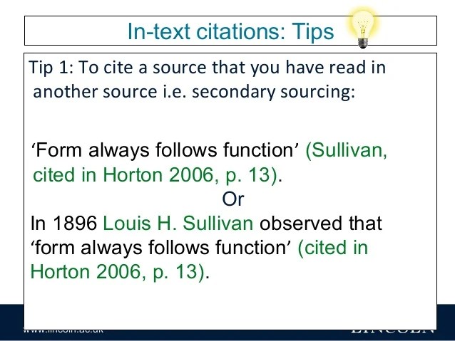 Citing sources and referencing 2012 v4