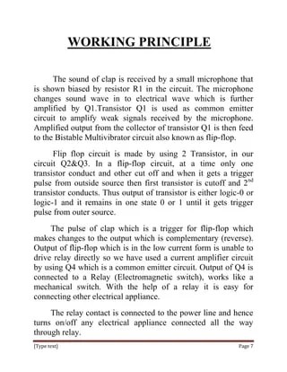 Clap switch | PDF