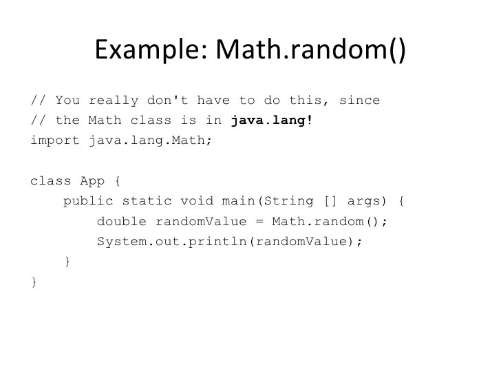 Java API, Exceptions and IO