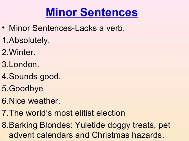 Clause elements